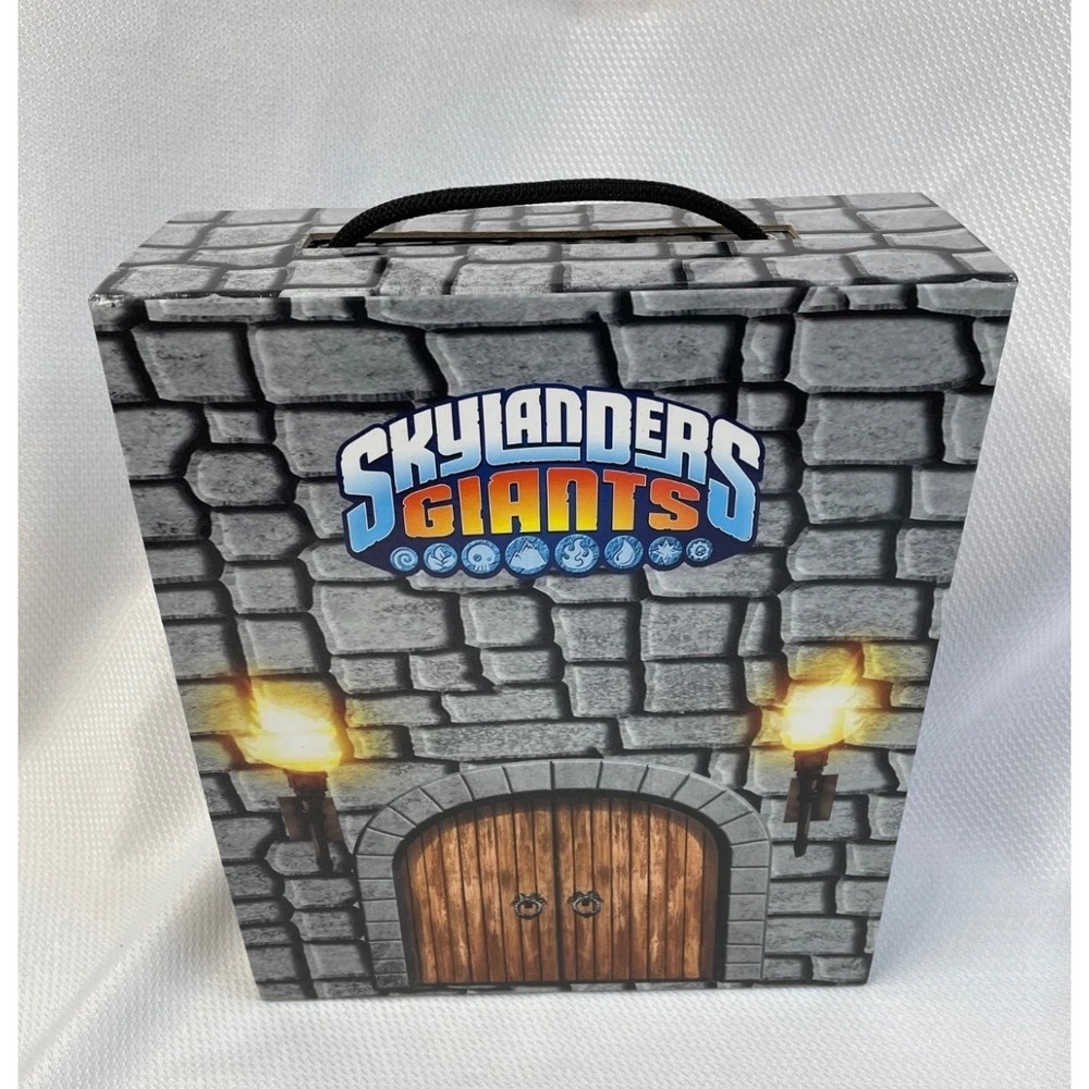 Skylanders Giants Castle Display Storage Case Hard Shelves Accessory